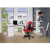 CARRYHOME pisalna miza leseni material bela | Shoptok.si
