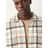 Next Prehodna jakna ecru / temno bež / golobje modra / rjava | Shoptok.si