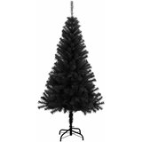 Umjetno božićno drvce sa stalkom crno 120 cm PVC | shoptok.hr