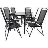 Gardenson Vrtna Garnitura Črna, 7-Delno | Shoptok.si