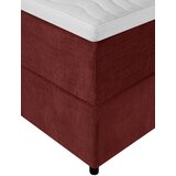Welnova POSTELJA BOXSPRING 180 cm x 200 cm , les, tekstil bordo | Shoptok.si