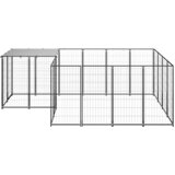  Kavez za pse crni 6,05 m² čelični | shoptok.hr