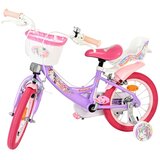 Volare dječji bicikl Unicorn 14″ ljubičaste boje, s dvije ručne kočnice | shoptok.hr