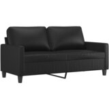 Maison Chic Dvosed kavč - Sofa - Kanape črna 140 cm umetno usnje, (21727297) Cene