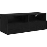 TV zidni ormari Zidne 2 pcs Crni hrast 80 x 30 x 30 cm | Eponuda.ba