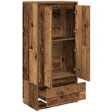 vidaXL Ormar s ladicom staro drvo 55,5x34x119,5 cm konstruirano drvo | shoptok.hr