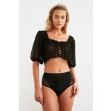 Trendyol Bikini bottom Tulle Detaljno crno | siva | krema | ePonuda.com