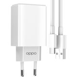 Oppo Original USB 10W omrežni polnilec USB na USB C kabel - bel, (20673571) | Shoptok.si