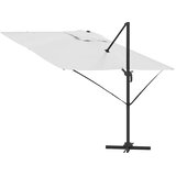 Roma Suncobran Bež 286 x 284 x 265 cm Aluminij i poliester | Eponuda.ba