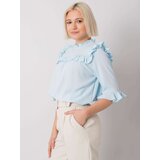 RUE PARIS Blouse-CHA-BZ-3312.30-light blue | Shoptok.si
