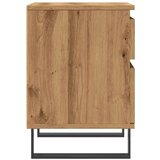 vidaXL Nočna omarica artisan hrast 40x35x50 cm inženirski les | Shoptok.si