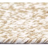  Ručno rađeni tepih od jute bijelo-smeđi 210 cm | shoptok.hr