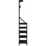  Stalak za odjeću sa spremištem za cipele crni 90x34x184 cm | shoptok.hr