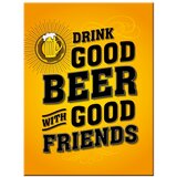 Nostalgic Art Magnet Drink Good Beer | Eponuda.com