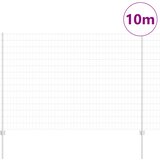 Euro ograda s postom 10 x 1,5 m Pocinčani čelik Srebrna Mreža | Eponuda.com