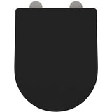  WC daska Podesiva Crna 48 x 36,5 x 4,5 cm Polipropilen | Eponuda.com