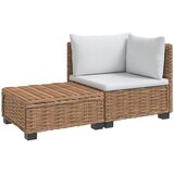  2 kom. Ratan Lounge Set s Jastučićima GENDT Prirodni ratan | shoptok.hr