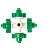 Cortum Raspršivač 4 IZLAZA, MAGLA 7mm, PROTOK VODE 26L/h, RADIJUS ZALIJEVANJA 0.8M | shoptok.hr