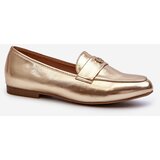 EVENTO Women's Flat Heel Loafers Gold Sylvaine | Shoptok.si