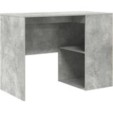  Stol s policom Betonski sivi 102 x 50 x 75 cm Konstruirano drvo | Eponuda.com