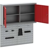  3-delni orodjar in pegboard set za stensko montažo rdeča kovina, (22048525) | Shoptok.si