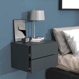 MID.YOU Nočna Omarica Usal L 45, Siva | Shoptok.si