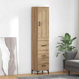  Highboard Umjetnički hrast 34,5 x 34 x 180 cm Konstruirano drvo | shoptok.hr