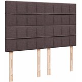  Krevet s oprugama i madracem tamnosmeđi 160x200 cm tkanina | shoptok.hr
