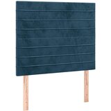  box spring s madracem LED tamnoplavi 100x200 cm baršun | shoptok.hr