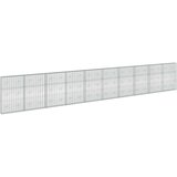  Gabion s žicom debljine 5 mm i mrežom 5x10 cm 1000x20x150 cm Slike