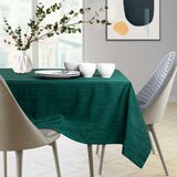 AmeliaHome traka za stol Vesta s man&amp;scaron;etom 40x120 cm, tamnozelena Slike