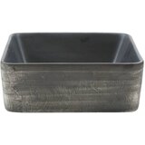 Nadgradni umivaonik crno-smeđi 46 x 35,5 x 13 cm keramički | shoptok.hr