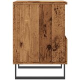  Noćni ormarić boja staro drvo 40x35x50 cm konstruiranog drva | Eponuda.com