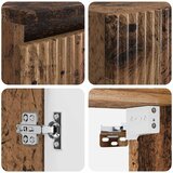  Set namještaja za kupaonicu 3 kom. Staro drvo Smeđa 33 x 34.5 x 160 cm | shoptok.hr