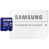 Samsung Spominska kartica PRO Plus, micro SDXC, 256GB, U3, V30, A2, UHS-I, z SD adapterjem | Shoptok.si
