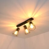  LED spot svetiljka TUBE II 3xE27/15W/230V crna | Eponuda.com