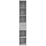  Visoka komoda boja hrasta 30x42,5x185 cm od konstruiranog drva | shoptok.hr
