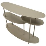 Mauro Ferretti Sivo-bež metalni pomoćni stol 34x118 cm Saturn – | shoptok.hr