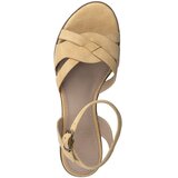 s.Oliver Sandali & Odprti čevlji Ledersandale 5-28100-28-512 Bež | Shoptok.si