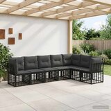  Set vanjskih sofa Crna Poliester | shoptok.hr