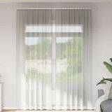 vidaXL Voile zavese z zanke 2 kosa svetlo siva 140x260 cm Cene