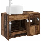 Set namještaja za kupaonicu 2 kom. Staro drvo Konstruirano drvo Smeđa 49,5 x 44,5 x 80 cm | Shoptok.si