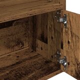 vidaXL Regal za knjige boja starog drva 31x24x127 cm drveni | shoptok.hr