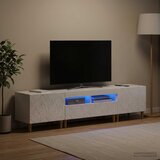  3-dijelni LED TV kabinet DELFT Bijela visokog sjaja | shoptok.hr