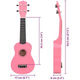  Set dječjeg ukulelea Soprano s torbom ružičasti 21 " | shoptok.hr