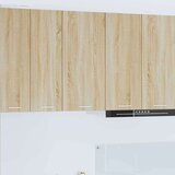 vidaXL viseći ormarić zidne riga sonoma hrast i bijela 40 x 31 x 80 cm | shoptok.hr