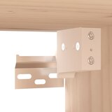  Zidni ormarić 80 x 30 x 30 cm od masivne borovine | Eponuda.com