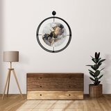 Wallity zidni sat Mclock-00122, 58x65x7 cm, crni | ePonuda.com