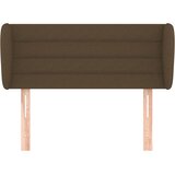  Uzglavlje s ušima tamnosmeđe 93x23x78/88 cm od tkanine | Eponuda.com