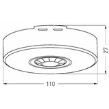  spoljni senzor pokreta 360x120° beli IP65 | Eponuda.com
